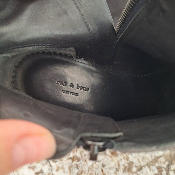 Rag & Bone Gray Suede Ankle Boots size 40 - Picture 5 of 9